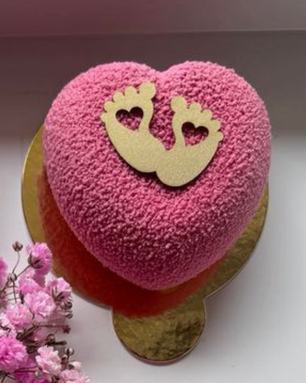 Zestaw dekorów na monoporcje "Baby stópki"