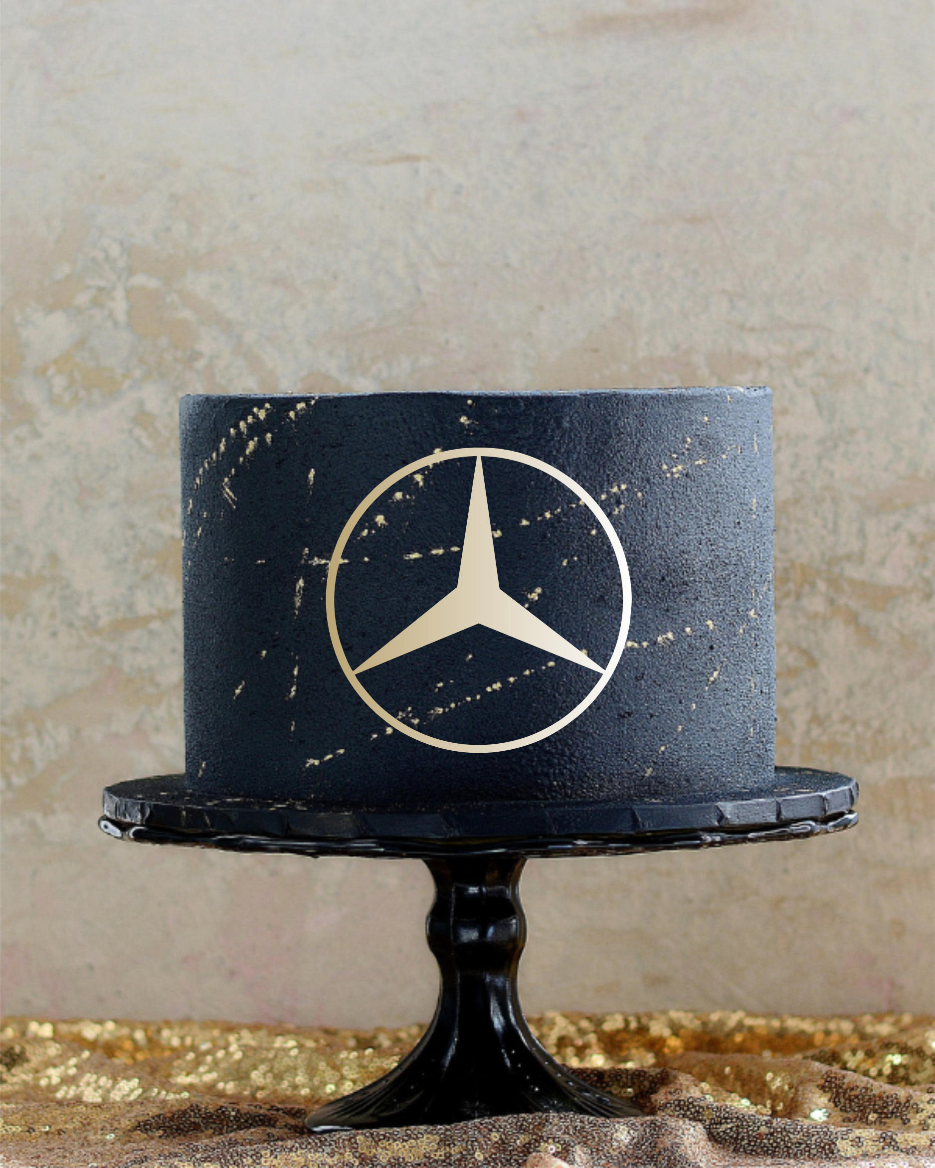 Dekor na tort "Samochód znaczek 1 AUTOLOGO"