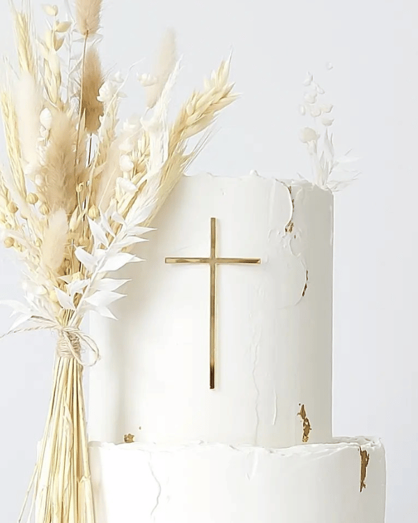 Dekor na tort "Krzyż smukły"